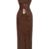 Vestido largo con aberturas y lentejuelas Adoria – Chocolate
