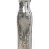 Vestido largo con aberturas y lentejuelas Adoria – Plata