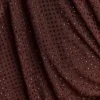 Vestido largo con capa Bakari Diamante – Chocolate