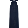Vestido largo con copas de Denim Amila – Azul índigo Vestido largo con copas de Denim Amila – Azul índigo