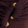 Vestido largo de punto con cuello halter de Reece – Chocolate