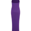 Vestido largo de punto con cuello halter Melodie – Morado Vestido largo de punto con cuello halter Melodie – Morado