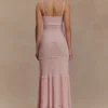 Vestido largo de punto Finley Pointelle – Rosa bebé