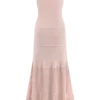 Vestido largo de punto Finley Pointelle – Rosa bebé