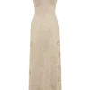 Vestido largo de punto metalizado Suki – Dorado Vestido largo de punto metalizado Suki – Dorado