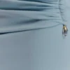 Vestido largo Lalia Teardrop – Azul claro