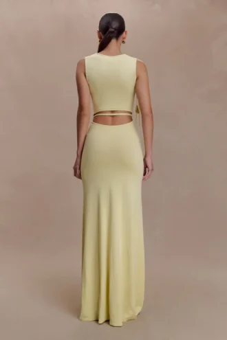 Vestido largo Monay Tulip – Limón