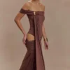 Vestido largo Oliver Slinky – Chocolate Vestido largo Oliver Slinky – Chocolate
