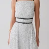 Vestido largo plisado Clarisse – Lunares