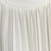 Vestido largo plisado con cuello halter Stacie – Marfil