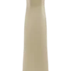 Vestido largo sin mangas de satén violeta – Dorado rosado Vestido largo sin mangas de satén violeta – Dorado rosado