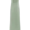 Vestido largo sin mangas de satén violeta – Salvia Vestido largo sin mangas de satén violeta – Salvia