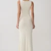 Vestido largo sin mangas Tarna – Hueso Vestido largo sin mangas Tarna – Hueso