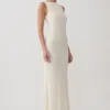 Vestido largo sin mangas Tarna – Hueso Vestido largo sin mangas Tarna – Hueso