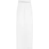 Vestido largo sin tirantes con aberturas Paulina – Blanco Vestido largo sin tirantes con aberturas Paulina – Blanco