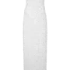Vestido largo sin tirantes con adornos Gemma – Marfil Vestido largo sin tirantes con adornos Gemma – Marfil
