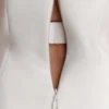 Vestido largo sin tirantes con adornos Hilda – Blanco Vestido largo sin tirantes con adornos Hilda – Blanco