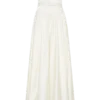 Vestido largo sin tirantes con cinturón Florence – Blanco Vestido largo sin tirantes con cinturón Florence – Blanco