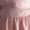 Vestido largo sin tirantes con cinturón Florence – Rosa claro Vestido largo sin tirantes con cinturón Florence – Rosa claro