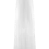 Vestido largo sin tirantes de gasa Bettany – Blanco Vestido largo sin tirantes de gasa Bettany – Blanco