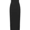 Vestido largo sin tirantes de malla Gemma – Negro Vestido largo sin tirantes de malla Gemma – Negro