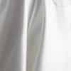 Vestido largo sin tirantes de satén Delphine – Blanco Vestido largo sin tirantes de satén Delphine – Blanco