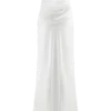Vestido largo sin tirantes de satén Jasmine – Blanco Vestido largo sin tirantes de satén Jasmine – Blanco