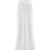 Vestido largo sin tirantes de satén Jasmine – Blanco Vestido largo sin tirantes de satén Jasmine – Blanco