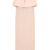 Vestido largo sin tirantes de satén Sophia – Melocotón Vestido largo sin tirantes de satén Sophia – Melocotón