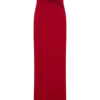 Vestido largo sin tirantes Lianne – Rojo