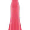 Vestido largo sin tirantes Madison – Coral
