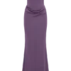 Vestido largo sin tirantes Madison – Morado