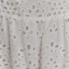 Vestido largo sin tirantes Maureen con bordado – Blanco Vestido largo sin tirantes Maureen con bordado – Blanco