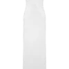 Vestido largo sin tirantes Mirren – Blanco