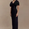 Vestido largo Thelma Bardot – Negro