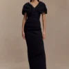 Vestido largo Thelma Bardot – Negro