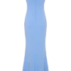 Vestido largo tipo corsé de crepé Luella – Azul aciano Vestido largo tipo corsé de crepé Luella – Azul aciano
