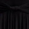 Vestido midi asimétrico y ceñido Zelda – Negro