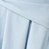 Vestido midi con cintura cruzada Emily – Azul cielo