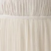 Vestido midi con cuello halter y capucha de Thien – Marfil