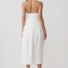 Vestido midi de algodón multiuso Emery – Blanco Vestido midi de algodón multiuso Emery – Blanco