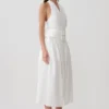 Vestido midi de algodón multiuso Emery – Blanco Vestido midi de algodón multiuso Emery – Blanco