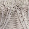 Vestido midi de croché con flores Samantha – Marfil Vestido midi de croché con flores Samantha – Marfil