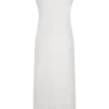Vestido midi de Denim Reyna – Blanco Vestido midi de Denim Reyna – Blanco