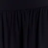 Vestido midi de gasa Georgina – Negro