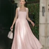 Vestido midi de jersey scuba Sharon – Rosa ballet Vestido midi de jersey scuba Sharon – Rosa ballet
