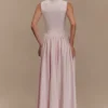 Vestido midi de jersey scuba Sharon – Rosa ballet Vestido midi de jersey scuba Sharon – Rosa ballet