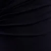Vestido midi de modal de un solo hombro Anastasia – Negro