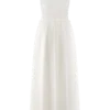 Vestido midi de punto calado Tahlia – Blanco Vestido midi de punto calado Tahlia – Blanco