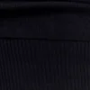 Vestido midi de punto con mezcla de cachemira de Zandie – Negro Vestido midi de punto con mezcla de cachemira de Zandie – Negro